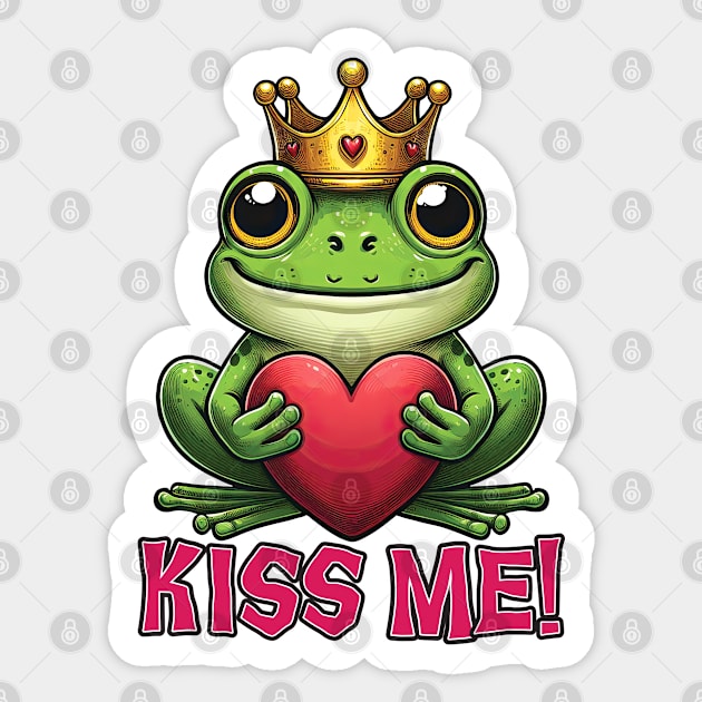 Frog Prince 35 Sticker by Houerd